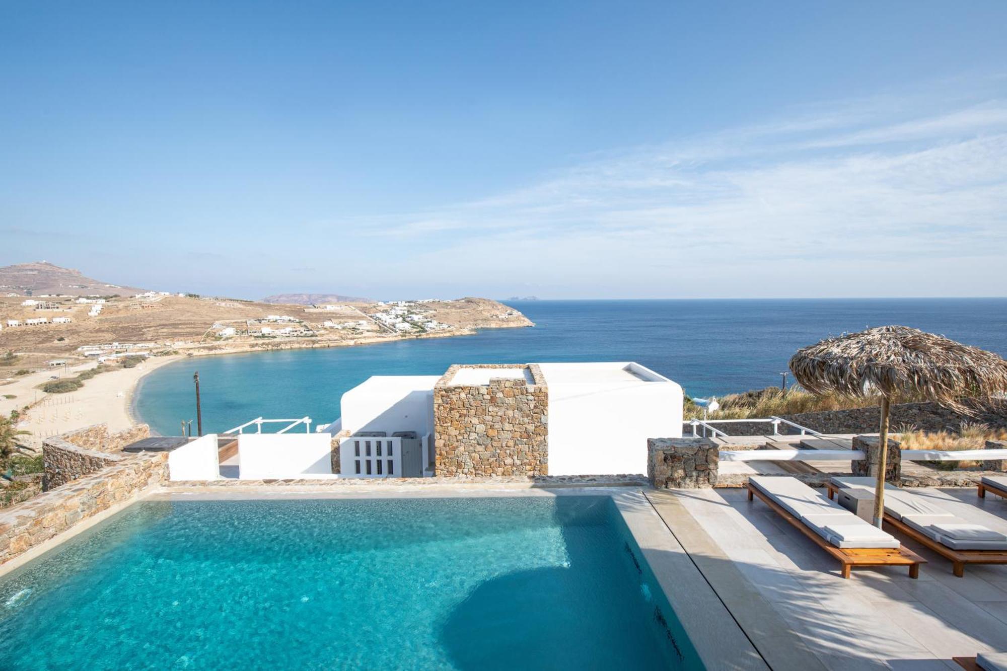 The Summit Of Mykonos Bed & Breakfast Kalo Livadi Bagian luar foto